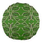 Abstract pattern geometric backgrounds   Large 18  Premium Round Cushions Front