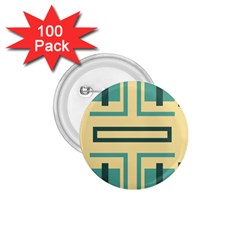 Abstract Pattern Geometric Backgrounds   1 75  Buttons (100 Pack)  by Eskimos