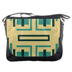 Abstract Pattern Geometric Backgrounds   Messenger Bag by Eskimos