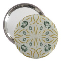 Floral Folk Damask Pattern Fantasy Flowers  3  Handbag Mirrors by Eskimos