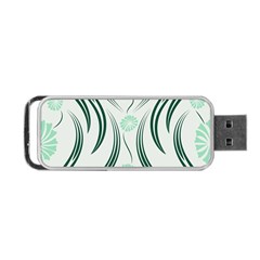 Folk Flowers Print Floral Pattern Ethnic Art Portable Usb Flash (one Side) by Eskimos