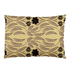 Folk Flowers Print Floral Pattern Ethnic Art Pillow Case (two Sides) by Eskimos