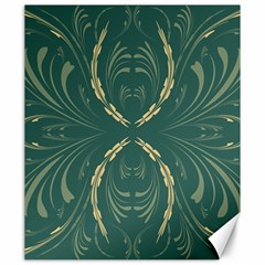 Floral Folk Damask Pattern Fantasy Flowers  Canvas 20  X 24  by Eskimos