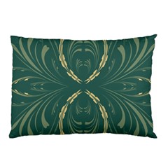 Floral Folk Damask Pattern Fantasy Flowers  Pillow Case