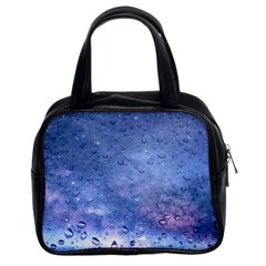 Gouttes D eau Galaxy Classic Handbag (two Sides)