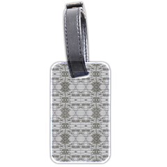 Nature Collage Seamless Pattern Luggage Tag (two Sides) by dflcprintsclothing