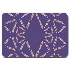 Abstract Pattern Geometric Backgrounds   Large Doormat  by Eskimos