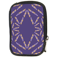 Abstract Pattern Geometric Backgrounds   Compact Camera Leather Case by Eskimos