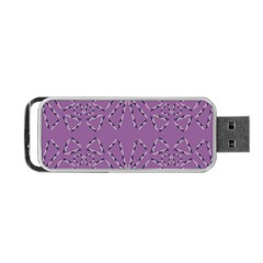 Abstract pattern geometric backgrounds   Portable USB Flash (One Side)