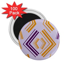 Abstract Geometric Design    2 25  Magnets (100 Pack)  by Eskimos