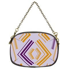 Abstract Geometric Design    Chain Purse (two Sides) by Eskimos