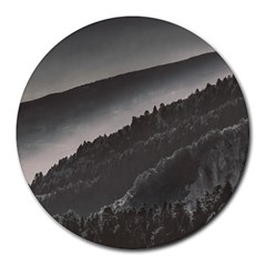 Olympus Mount National Park, Greece Round Mousepads by dflcprints