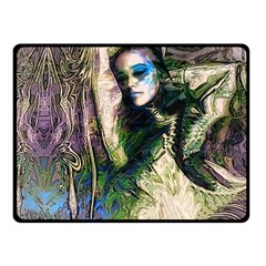 My Mucha Moment Double Sided Fleece Blanket (small)  by MRNStudios