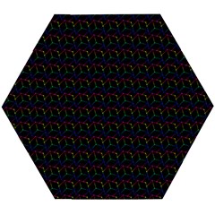 Colorful 3d Cubes Wooden Puzzle Hexagon by JonathonEarl