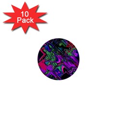 Neon Aquarium 1  Mini Buttons (10 Pack)  by MRNStudios