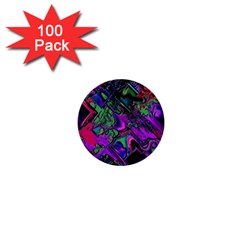 Neon Aquarium 1  Mini Buttons (100 Pack)  by MRNStudios