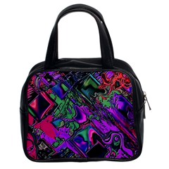 Neon Aquarium Classic Handbag (two Sides) by MRNStudios