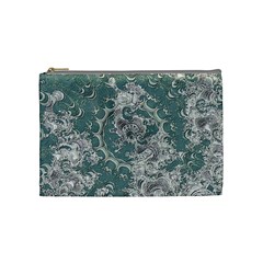 Seaweed Mandala Cosmetic Bag (medium) by MRNStudios