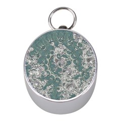 Seaweed Mandala Mini Silver Compasses by MRNStudios