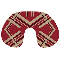 Abstract Pattern Geometric Backgrounds   Travel Neck Pillow by Eskimos