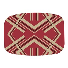 Abstract Pattern Geometric Backgrounds   Mini Square Pill Box by Eskimos
