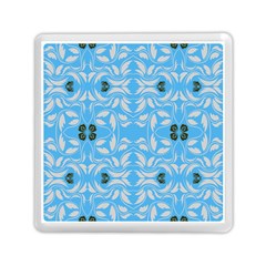 Folk Flowers Print Floral Pattern Ethnic Art Memory Card Reader (square) by Eskimos