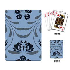 Folk Flowers Print Floral Pattern Ethnic Art Playing Cards Single Design (rectangle) by Eskimos