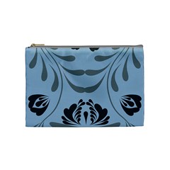 Folk Flowers Print Floral Pattern Ethnic Art Cosmetic Bag (medium) by Eskimos