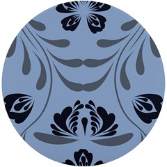 Folk flowers print Floral pattern Ethnic art UV Print Round Tile Coaster