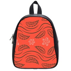 Folk Flowers Print Floral Pattern Ethnic Art School Bag (small) by Eskimos