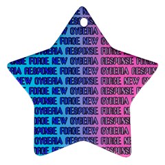 New Cyberia Response Force Star Ornament (two Sides) by WetdryvacsLair