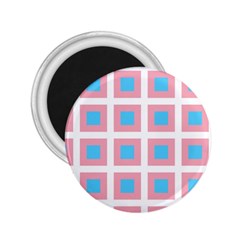 Trans Flag Squared Plaid 2 25  Magnets by WetdryvacsLair