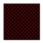 Red Lips Kiss Glitter Face Towel