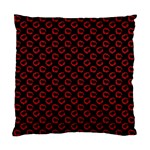 Red Lips Kiss Glitter Standard Cushion Case (Two Sides)
