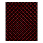 Red Lips Kiss Glitter Shower Curtain 60  x 72  (Medium) 