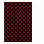 Red Lips Kiss Glitter Large Garden Flag (Two Sides)