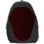 Red Lips Kiss Glitter Backpack Bag