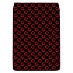 Red Lips Kiss Glitter Removable Flap Cover (L)