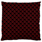 Red Lips Kiss Glitter Standard Flano Cushion Case (One Side) Front