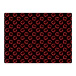 Red Lips Kiss Glitter Double Sided Flano Blanket (Mini)  35 x27  Blanket Front