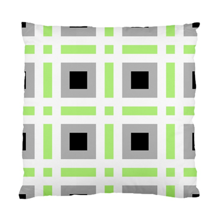 Agender Flag Plaid Standard Cushion Case (Two Sides)