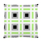 Agender Flag Plaid Standard Cushion Case (Two Sides) Back