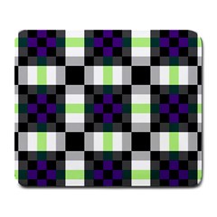Agender Flag Plaid With Difference Large Mousepads by WetdryvacsLair