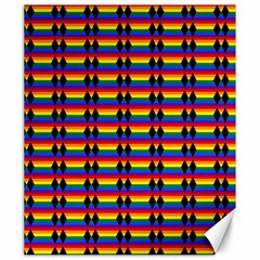 Double Black Diamond Pride Bar Canvas 20  X 24  by WetdryvacsLair