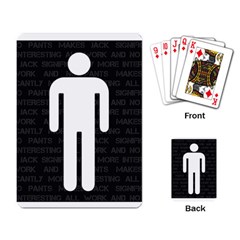 All Work And No Pants Makes Jack Significantly More Interesting Playing Cards Single Design (rectangle) by WetdryvacsLair