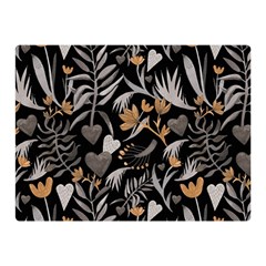   Plants And Hearts In Boho Style No  2 Double Sided Flano Blanket (mini)  by HWDesign