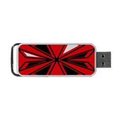 Abstract pattern geometric backgrounds   Portable USB Flash (One Side)