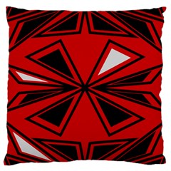 Abstract Pattern Geometric Backgrounds   Large Flano Cushion Case (two Sides) by Eskimos
