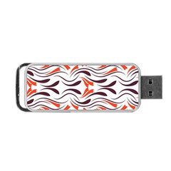 Folk Flowers Print Floral Pattern Ethnic Art Portable Usb Flash (one Side) by Eskimos