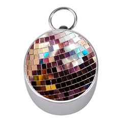 Funky Disco Ball Mini Silver Compasses by essentialimage365